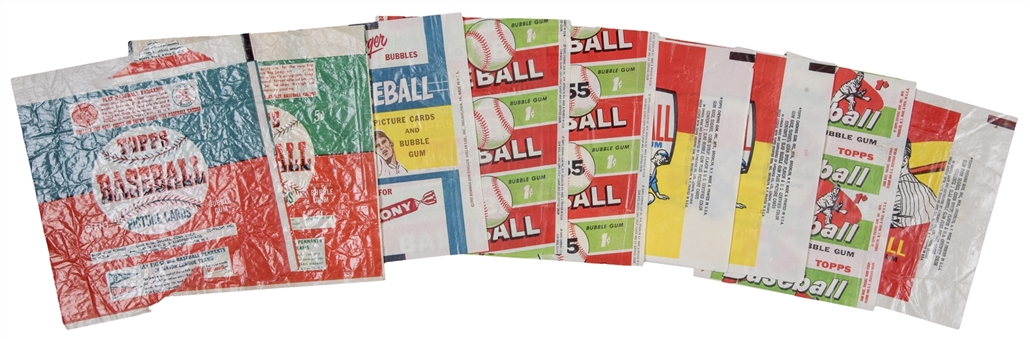 1951-1980s Topps and Assorted Brands Baseball and Hockey Wax Wrapper Collection (185+) Including 1952 Topps (2)